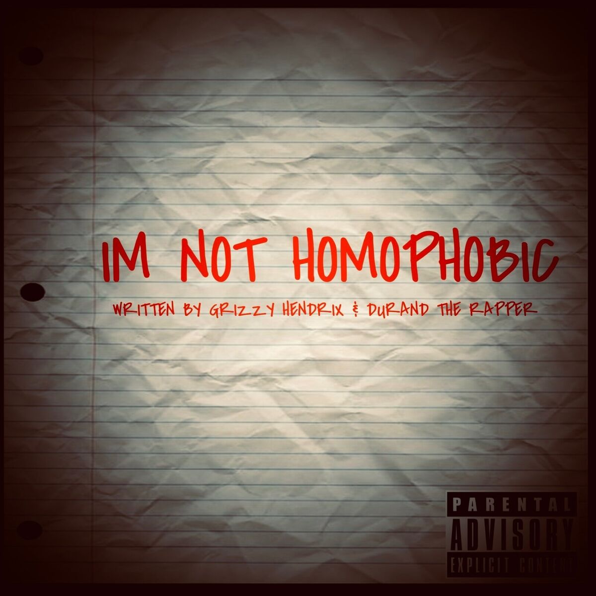 Album cover of I’m Not Homophobic