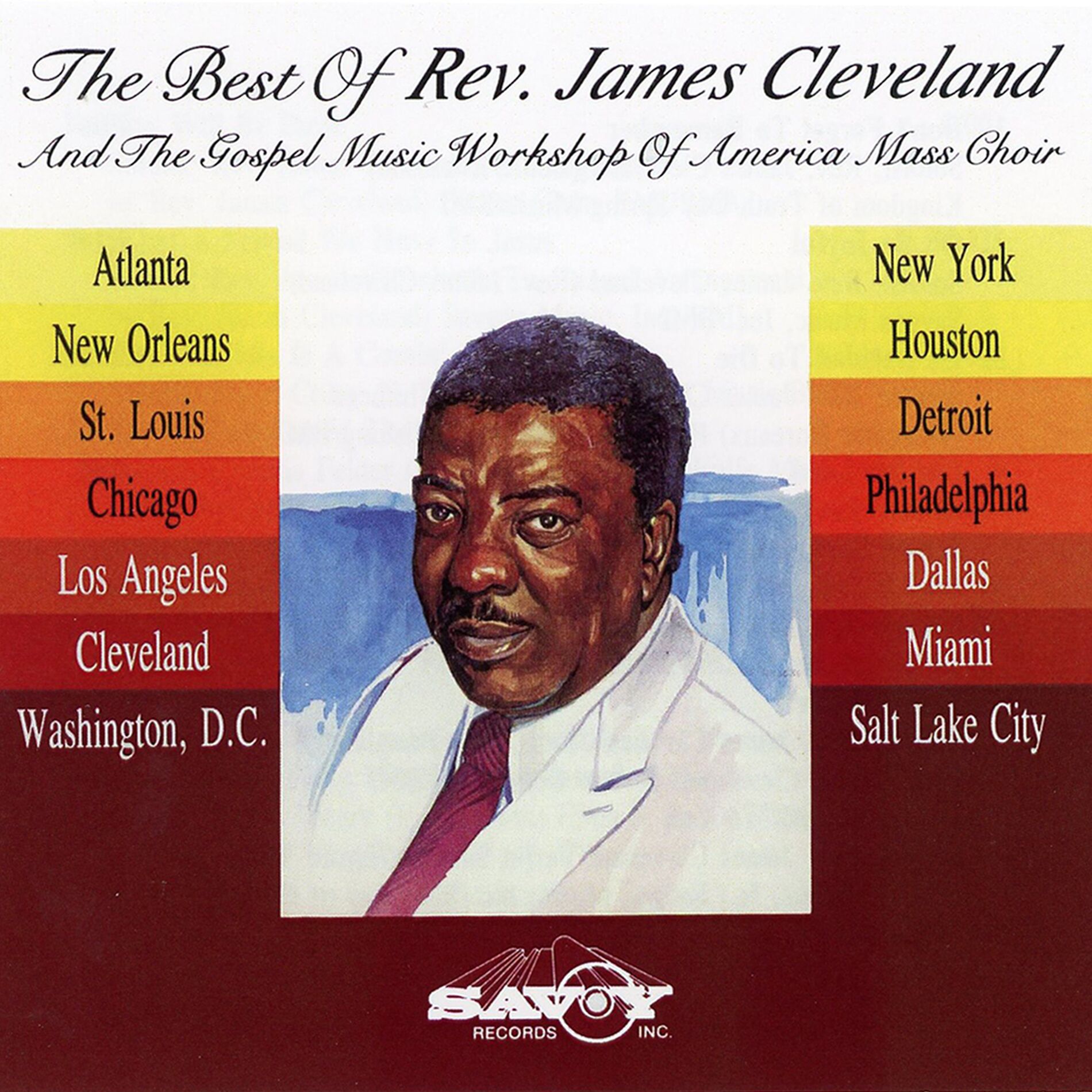 Album cover of The Best Of Rev. James Cleveland And The GMWA