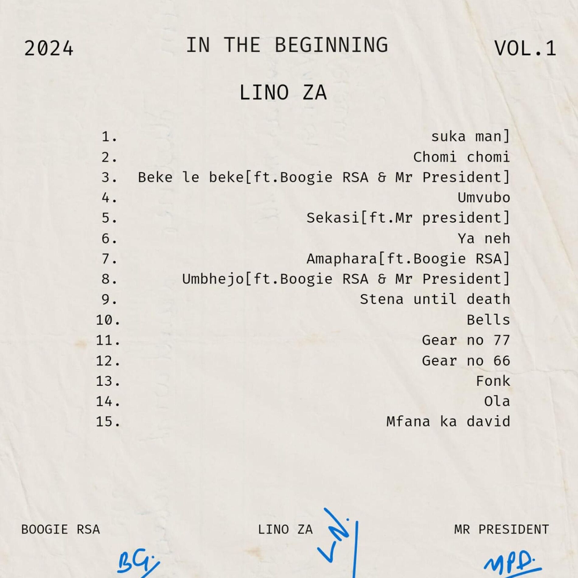 Album cover of In The Beginning