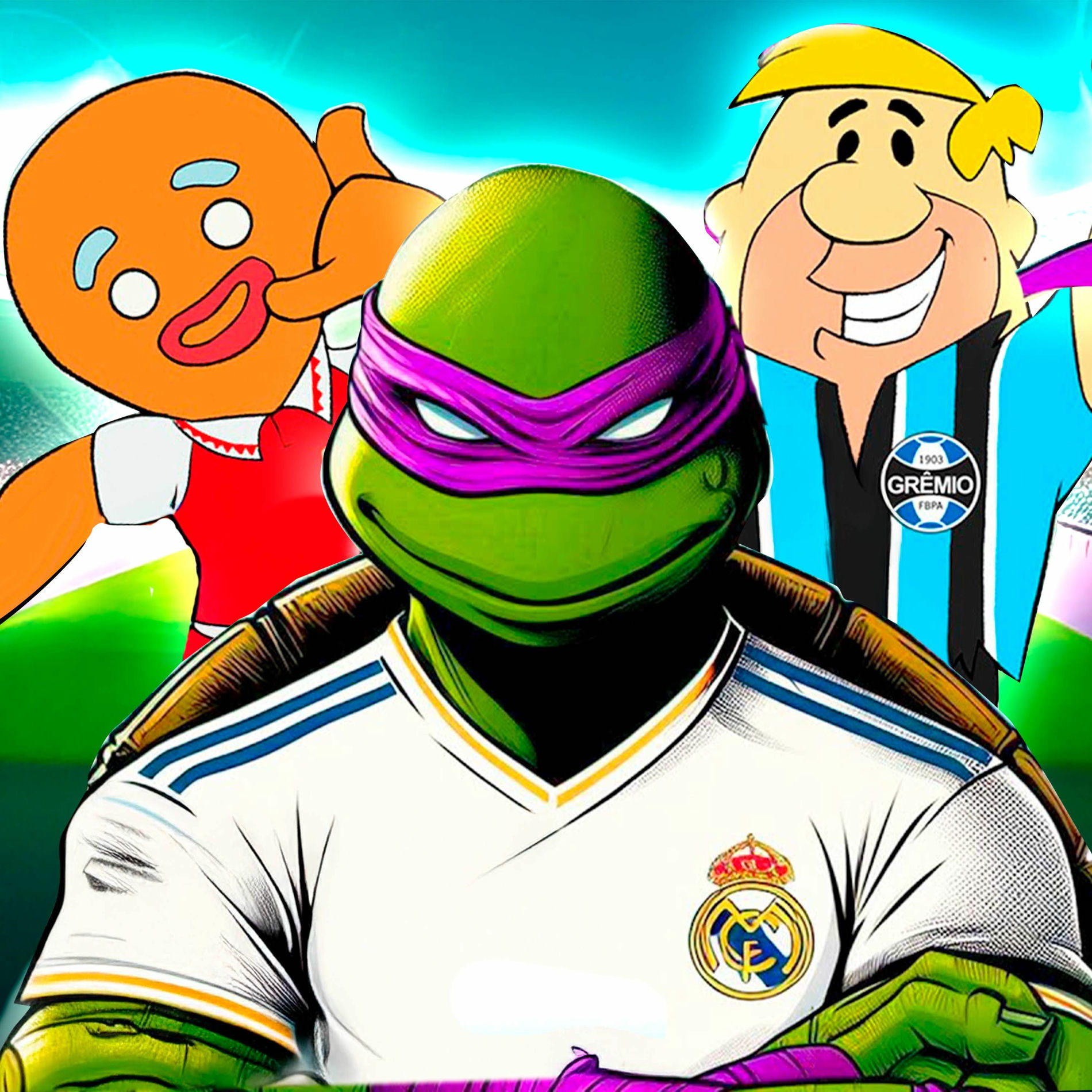 Album cover of E Se os Jogadores Fossem Desenhos Animados?