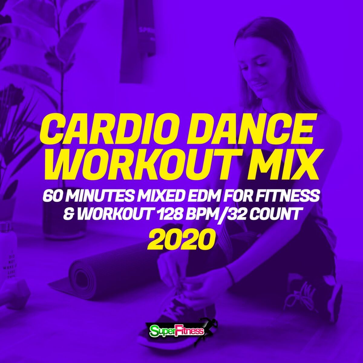 Album cover of Cardio Dance Workout Mix 2020: 60 Minutes Mixed EDM for Fitness & Workout 128 bpm/32 count