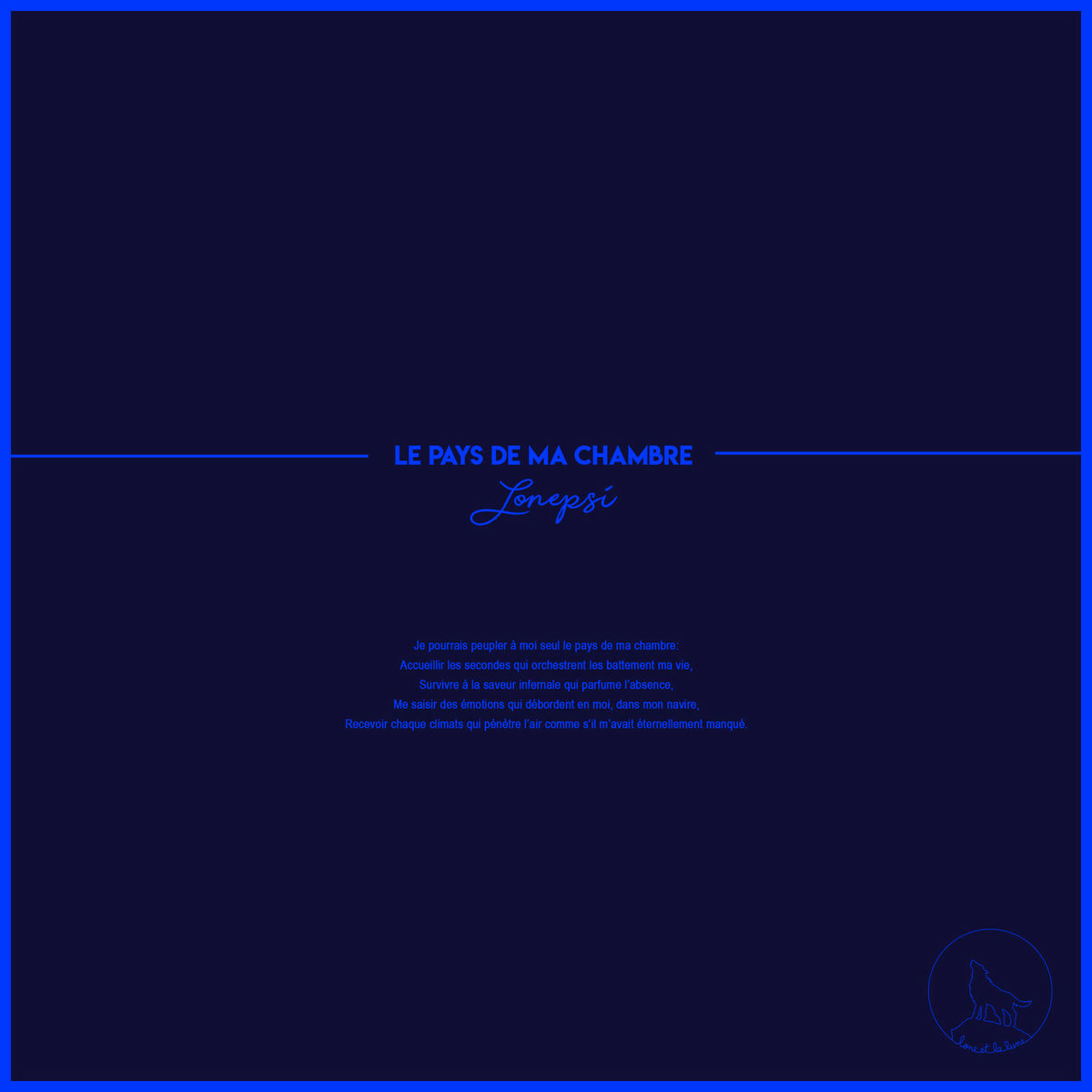 Album cover of Le pays de ma chambre