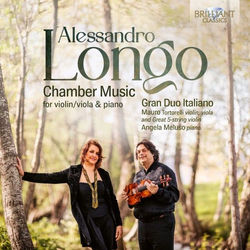 Cover of Longo: Chamber Music for Violin/Viola & Piano by undefined