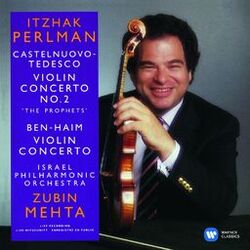 Cover of Castelnuovo-Tedesco & Ben-Haim: Violin Concertos