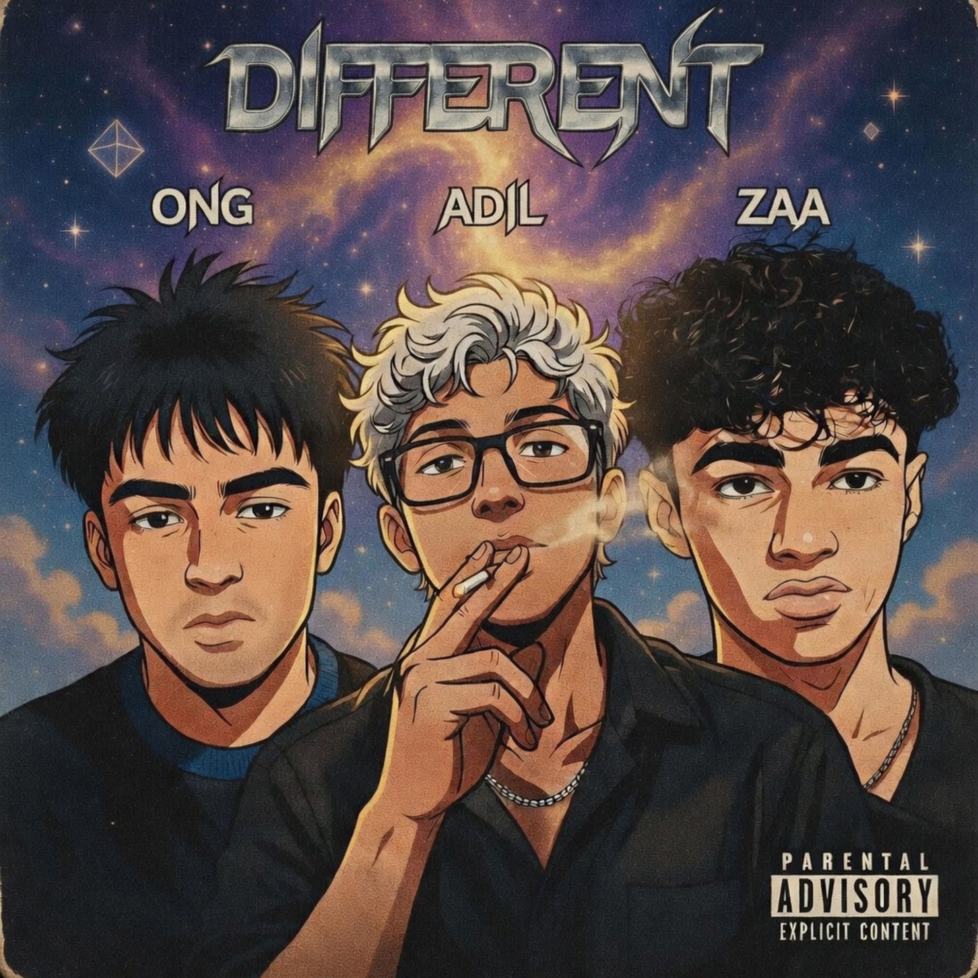Album cover of DIFFERENT. (feat. ONG & ADIL)