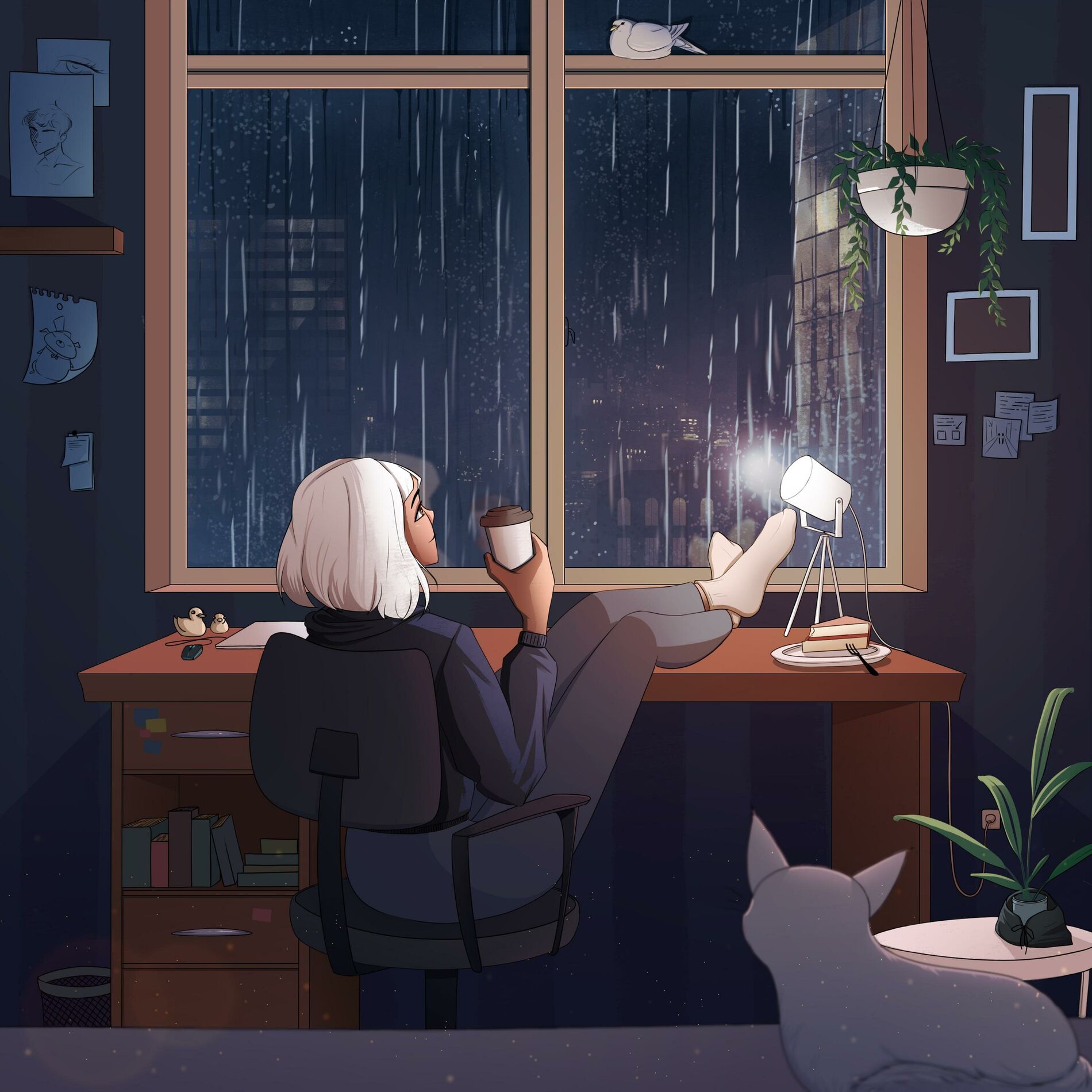 Album cover of Coffee & Rain