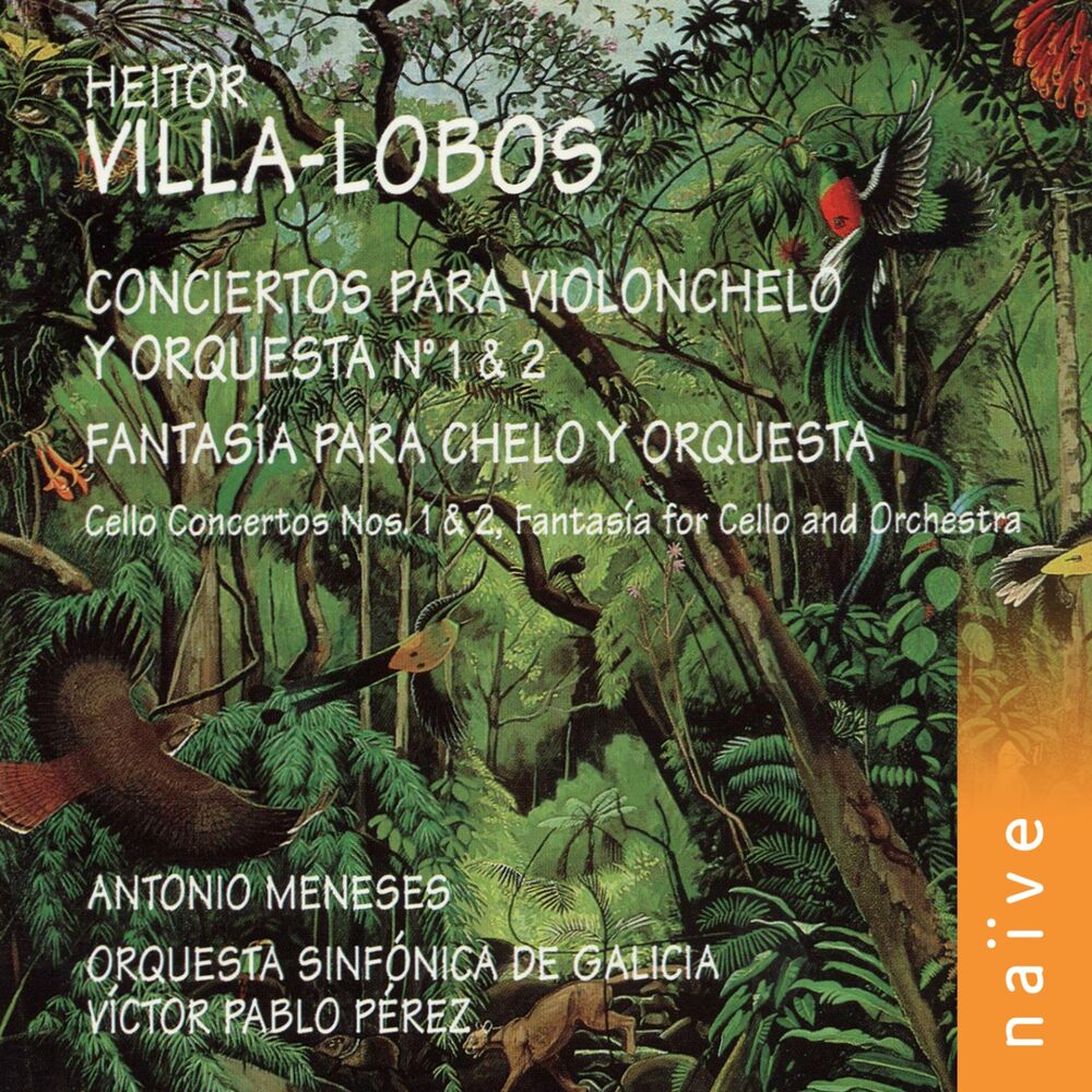 Picture of Villa-Lobos: Cello Concertos Nos. 1 & 2 - Fantasia for Cello and Orchestra