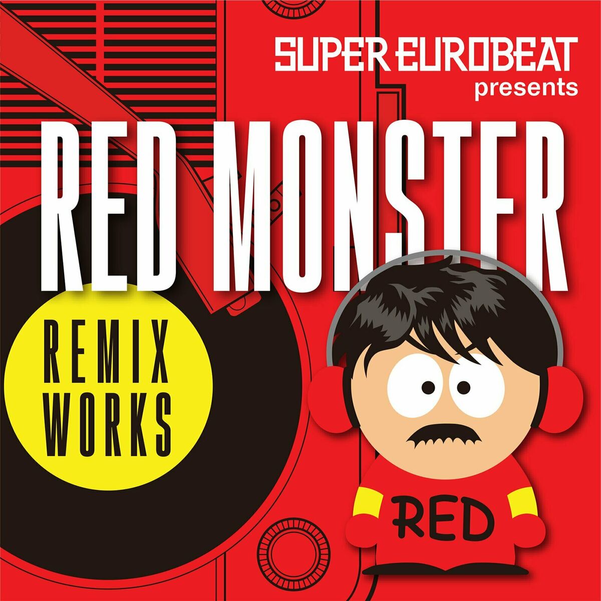 Album cover of SUPER EUROBEAT presents RED MONSTER REMIX WORKS