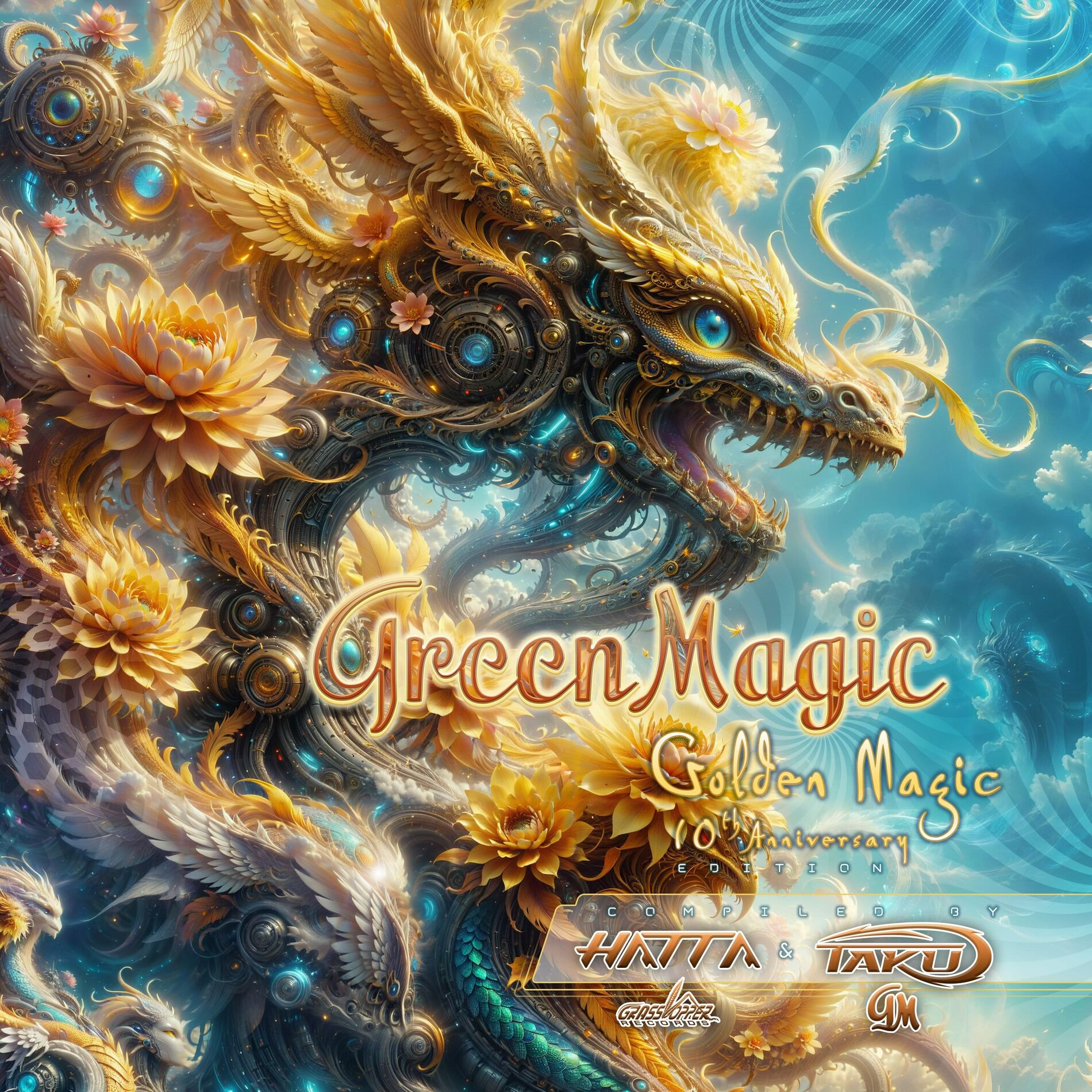 Album cover of Golden Magic compiled by Hatta & Taku