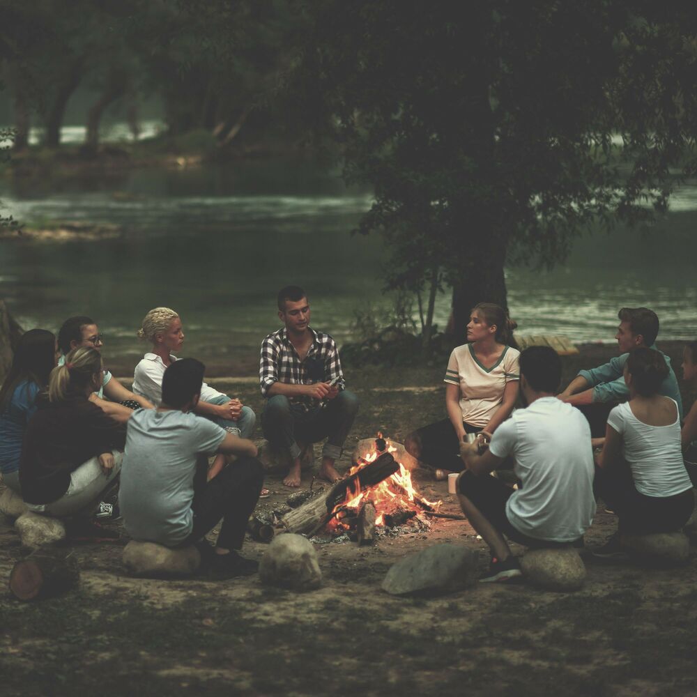 Picture of Fire Enchantment in Meditation Music: Relaxation by the Warm Flames