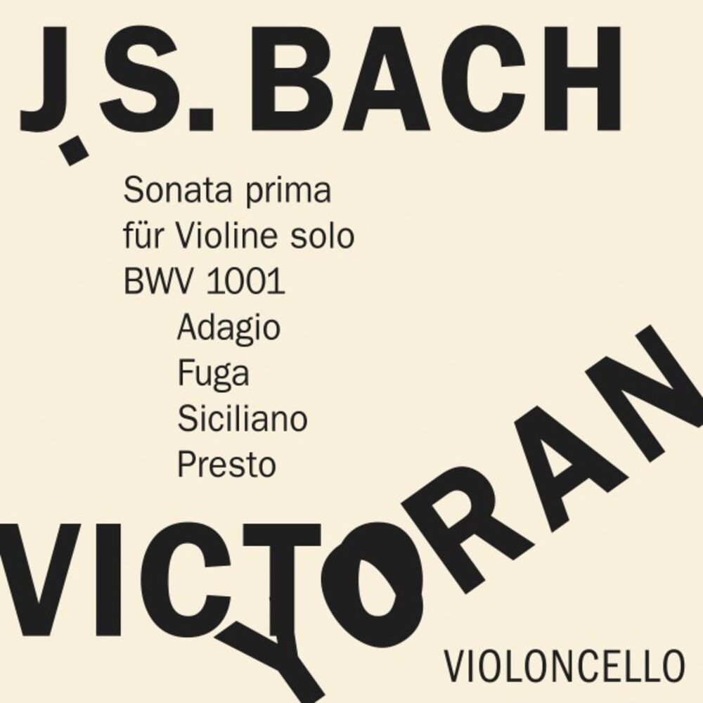 Picture of Bach: Sonata No. 1 for Violin Solo, BWV 1001 on the Violoncello