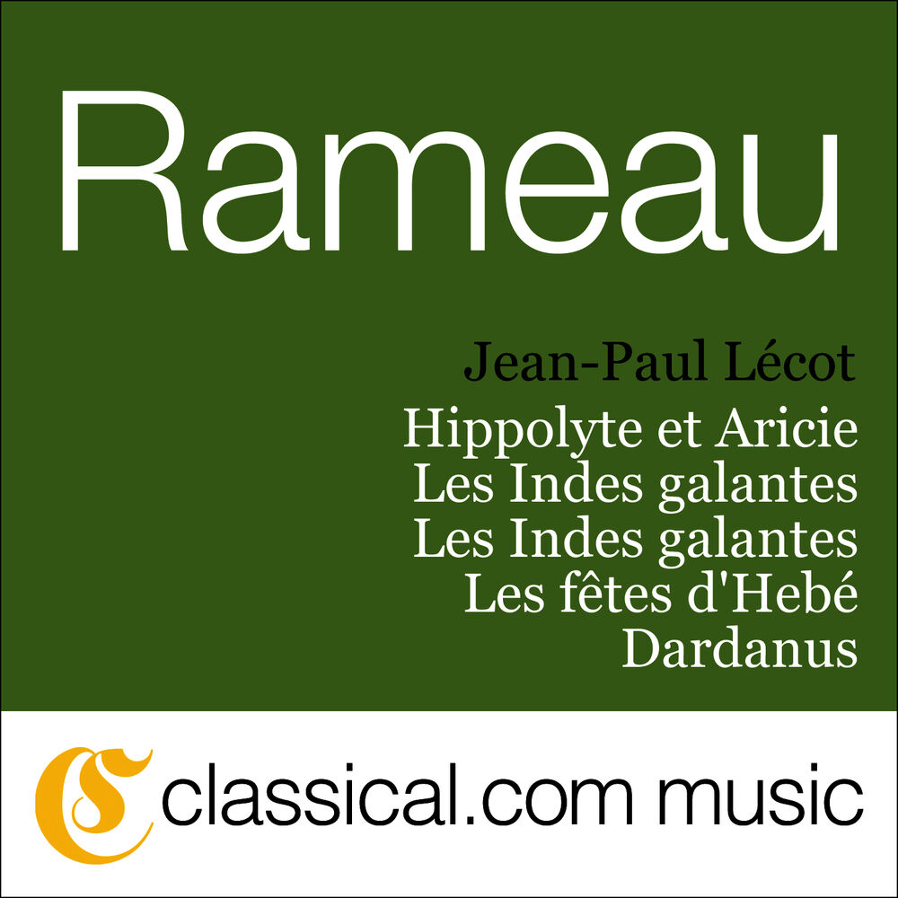 Picture of Jean-Philippe Rameau, Hippolyte Et Aricie