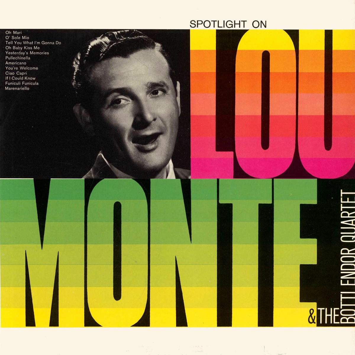 Album cover of Spotlight on Lou Monte and The Botti Endor Quartet