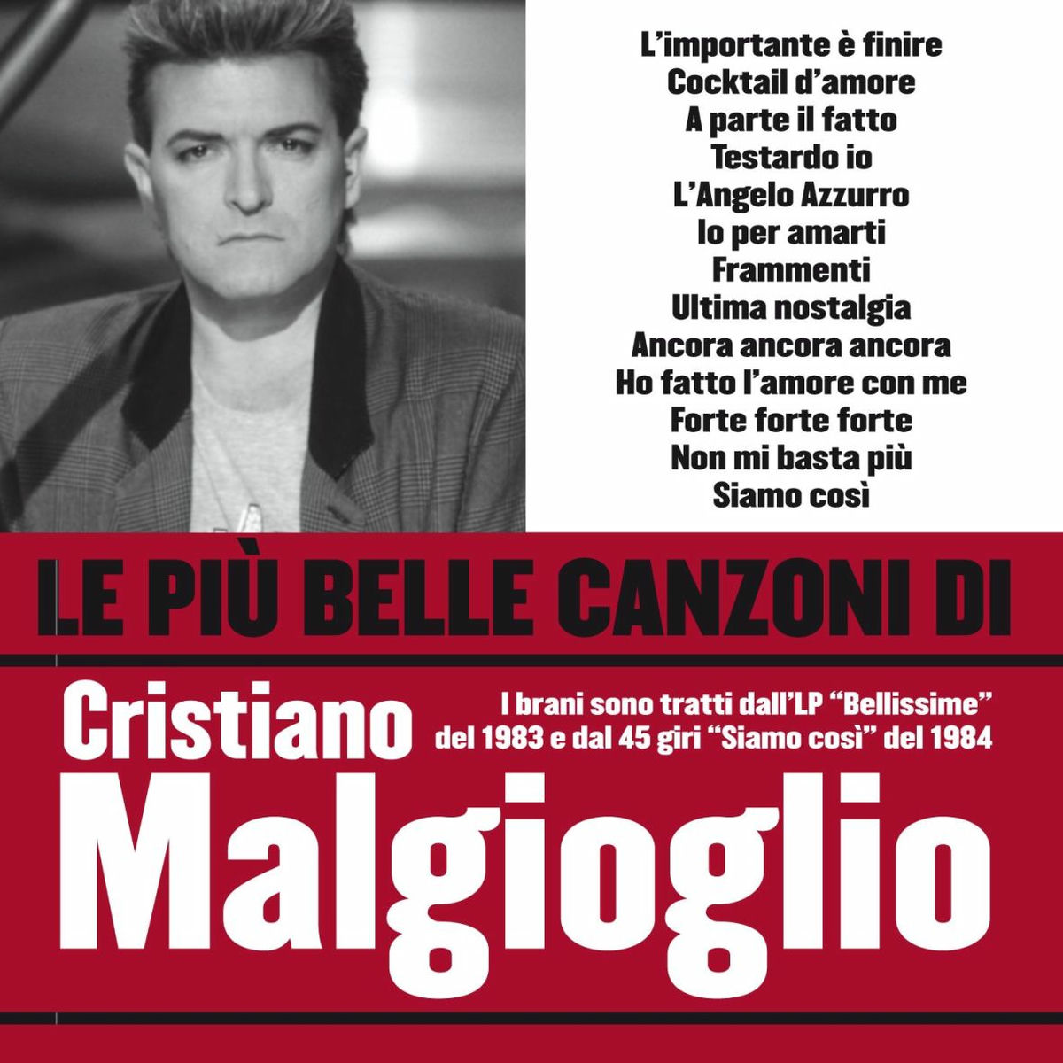 Album cover of Le più belle canzoni di Cristiano Malgioglio