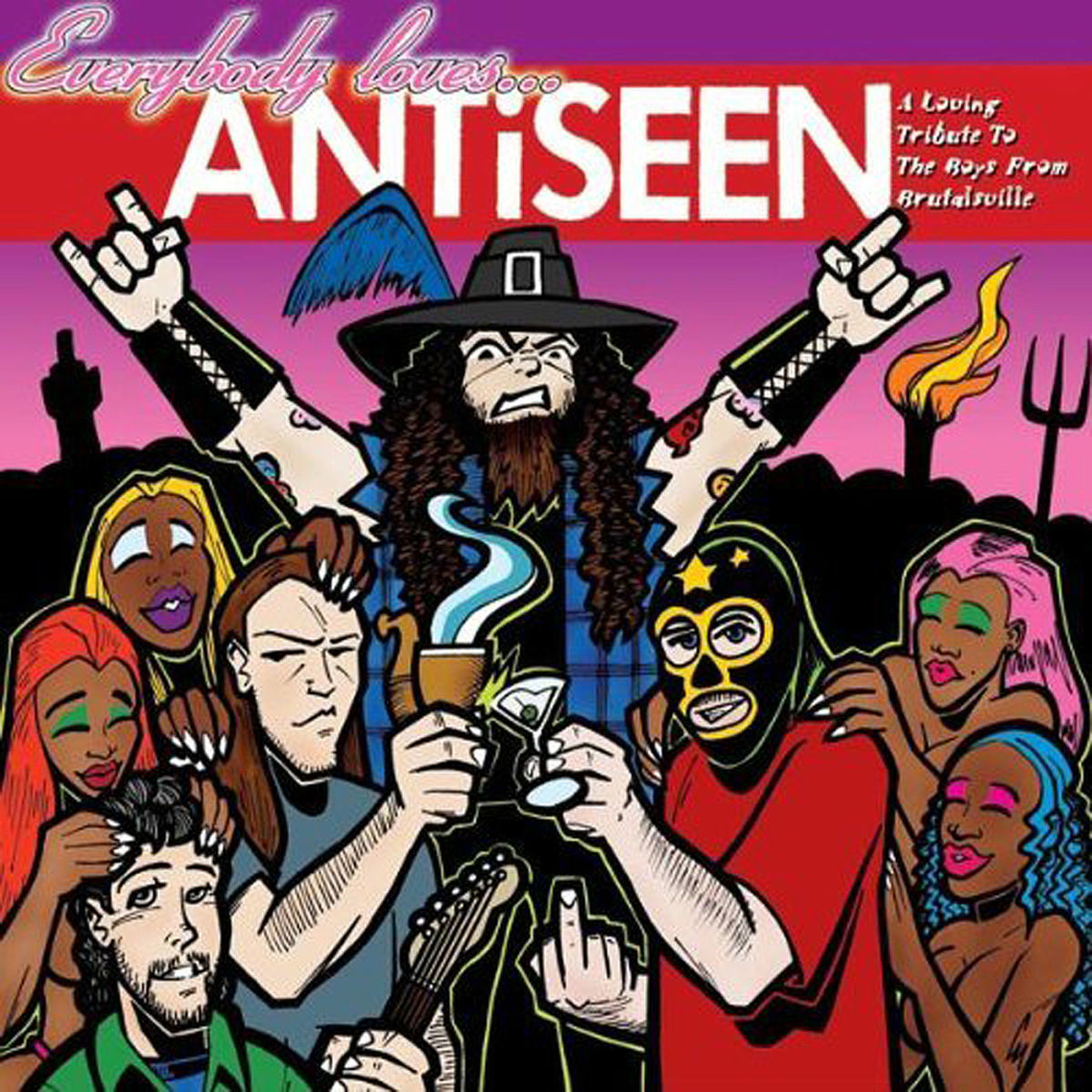 Album cover of Everybody Loves ANTiSEEN: A Tribute To The Boys From Brutalsville