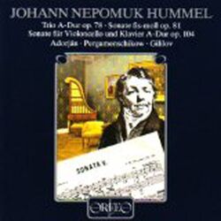 Cover of Hummel: Chamber Sonatas