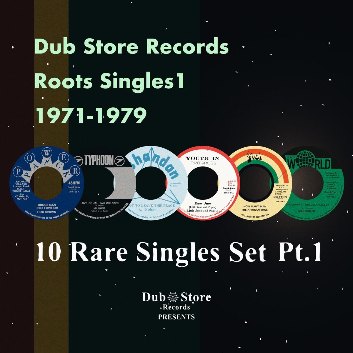 Album cover of Dub Store Records Roots Singles 1: 1971-1979 - 10 Singles Set