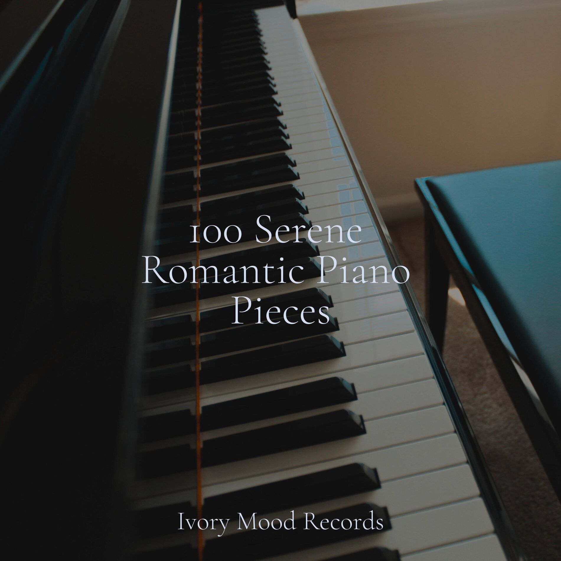 Album cover of 100 Serene Romantic Piano Pieces