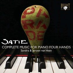 Cover of Satie: Complete Works for Piano Four Hands