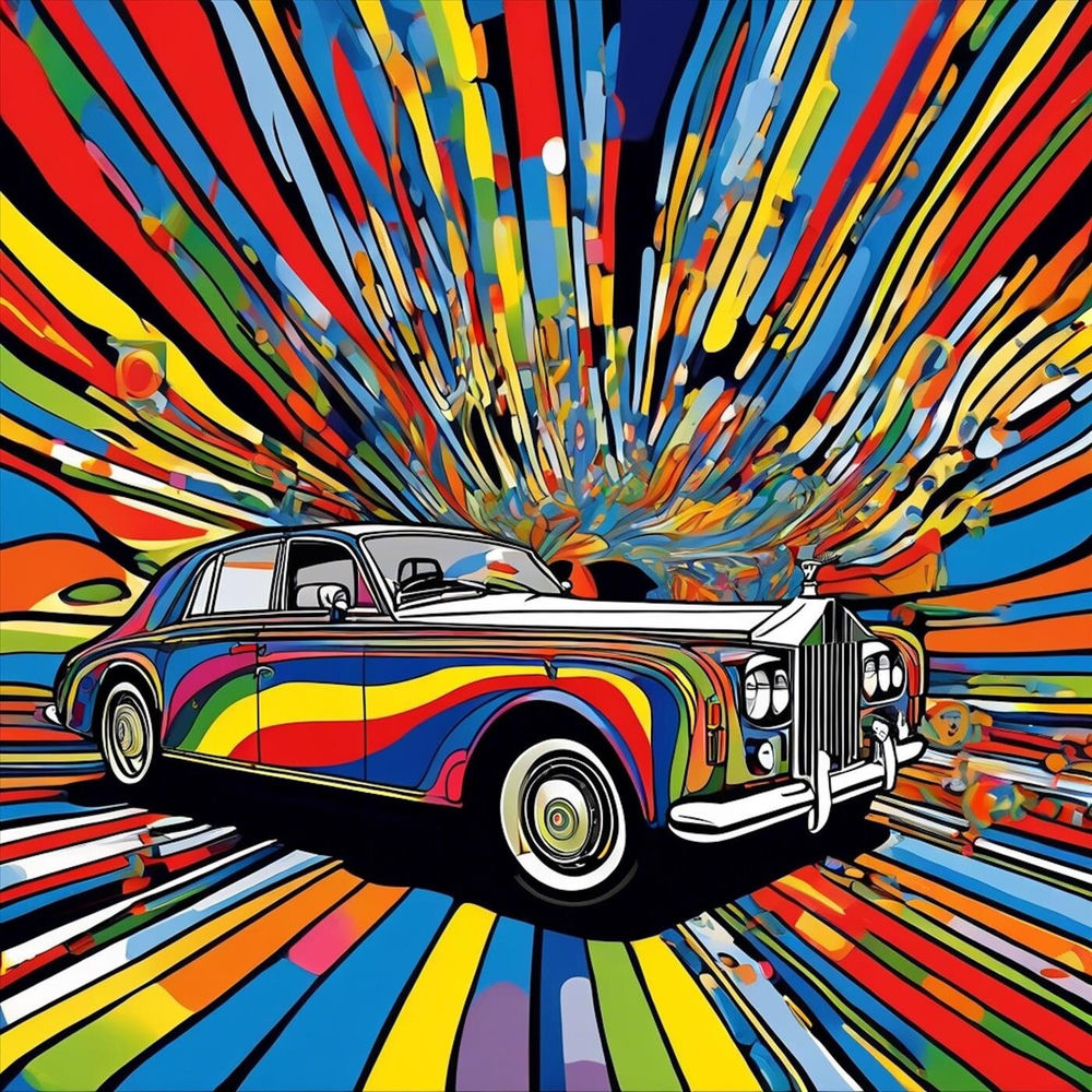 Album artwork for John Lennon's Rolls Royce by Sean Sennett