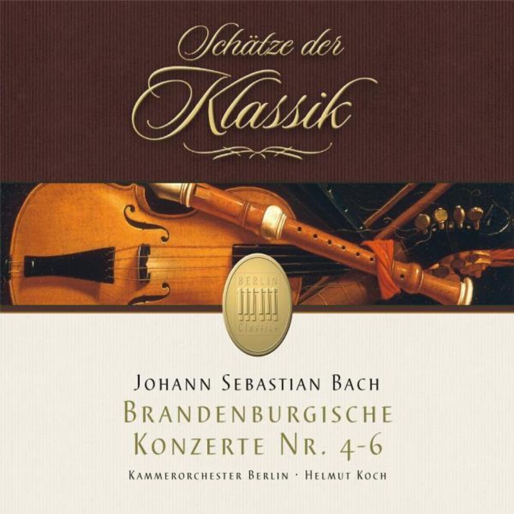 Picture of Bach: Brandenburg Concertos No. 4, 5 & 6 (Schätze der Klassik)