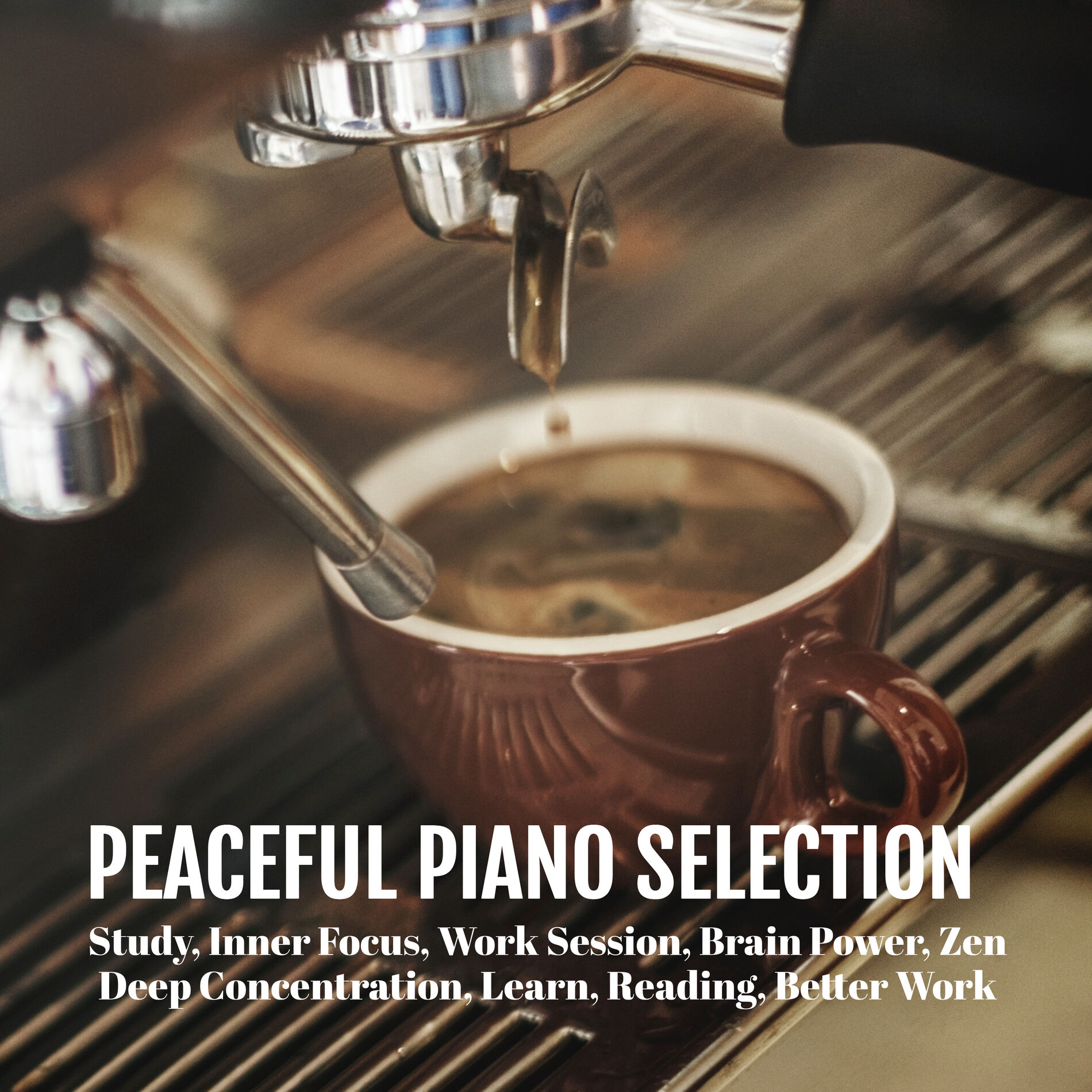 Album cover of Peaceful Piano Selection: Study, Inner Focus, Work Session, Brain Power, Zen, Deep Concentration, Learn, Reading, Better Work