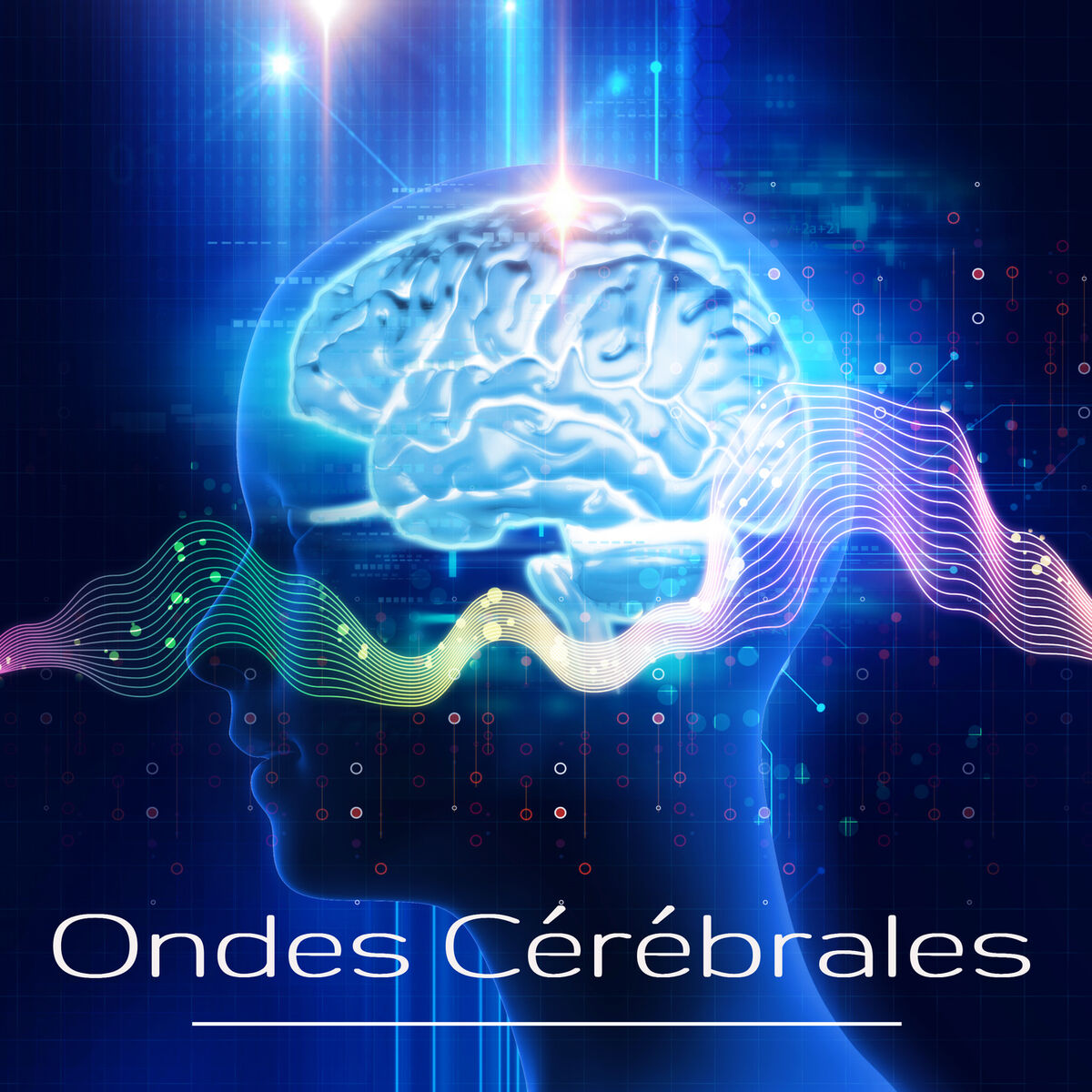 Album cover of Ondes Cérébrales: Musique d'ambiance sur le rythme cérébral avec ondes alpha, theta et delta