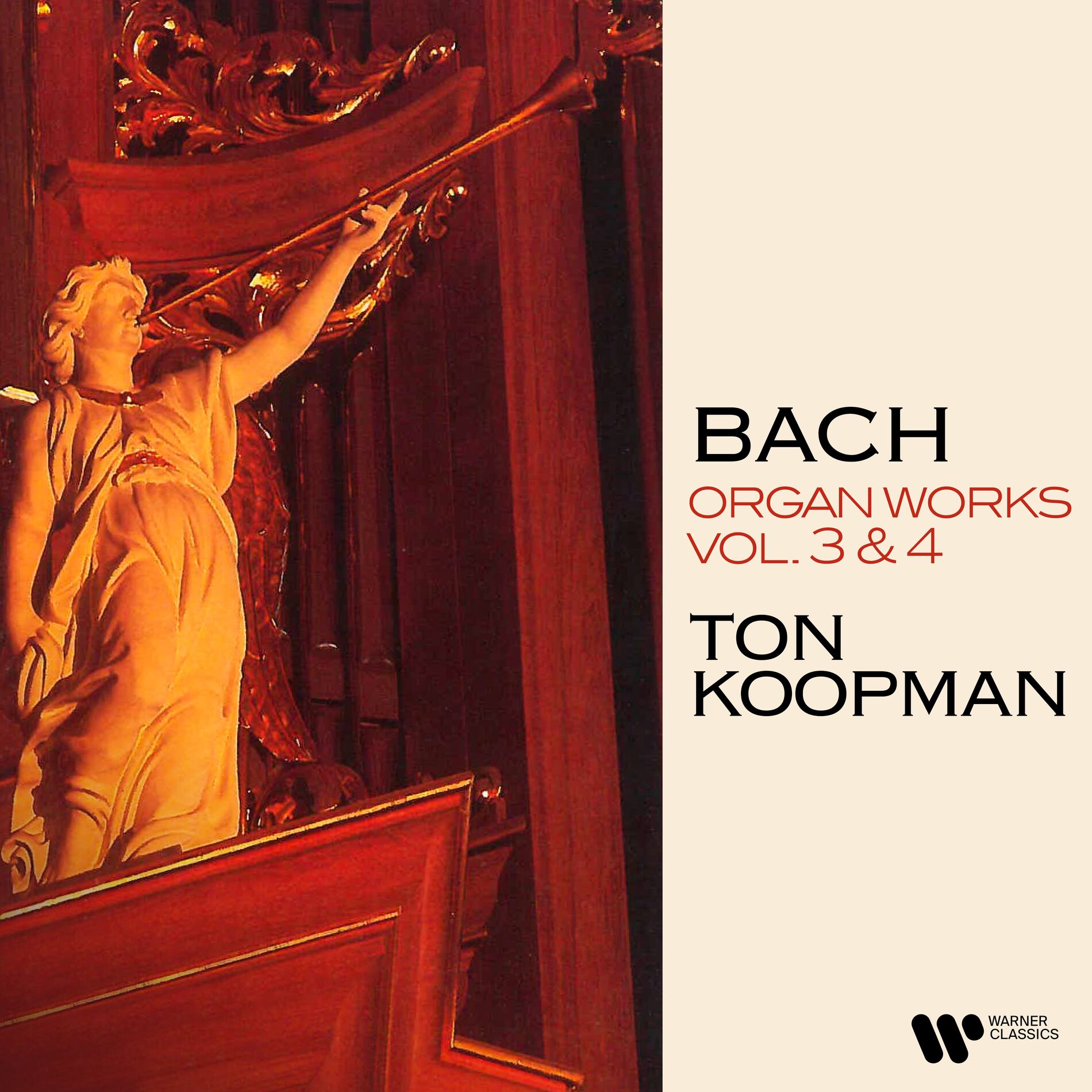 Album cover of Bach: Organ Works, Vol. 3 & 4 (At the Organ of Saint James' Church in Hamburg)