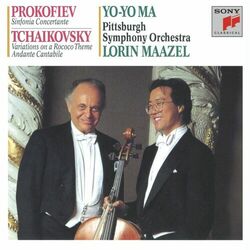Cover of Prokofiev: Sinfonia Concertante; Tchaikovsky: Rococco Variations; Andante Cantabile (Remastered)