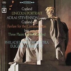 Cover of Copland: Fanfare for the Common Man & Lincoln Portrait - Ives: 3 Places in England