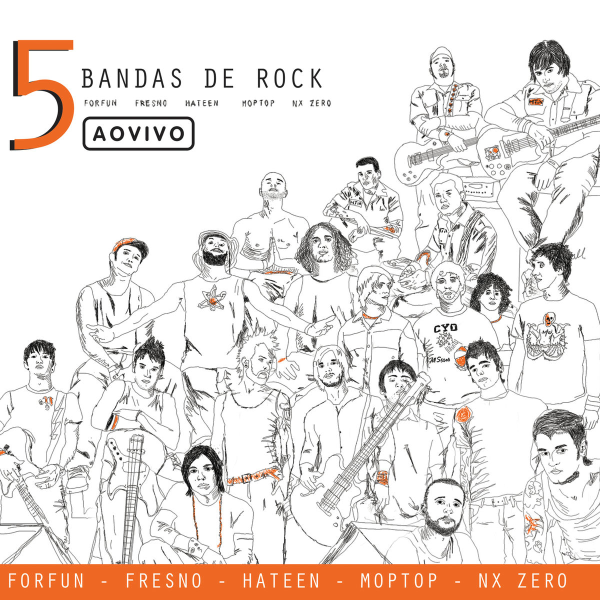 Album picture of Ao Vivo 5 Bandas De Rock (Ao Vivo Em São Paulo / 2007)