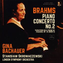 Cover of Brahms: Piano Concerto No. 2, Op. 83 by Gina Bachauer