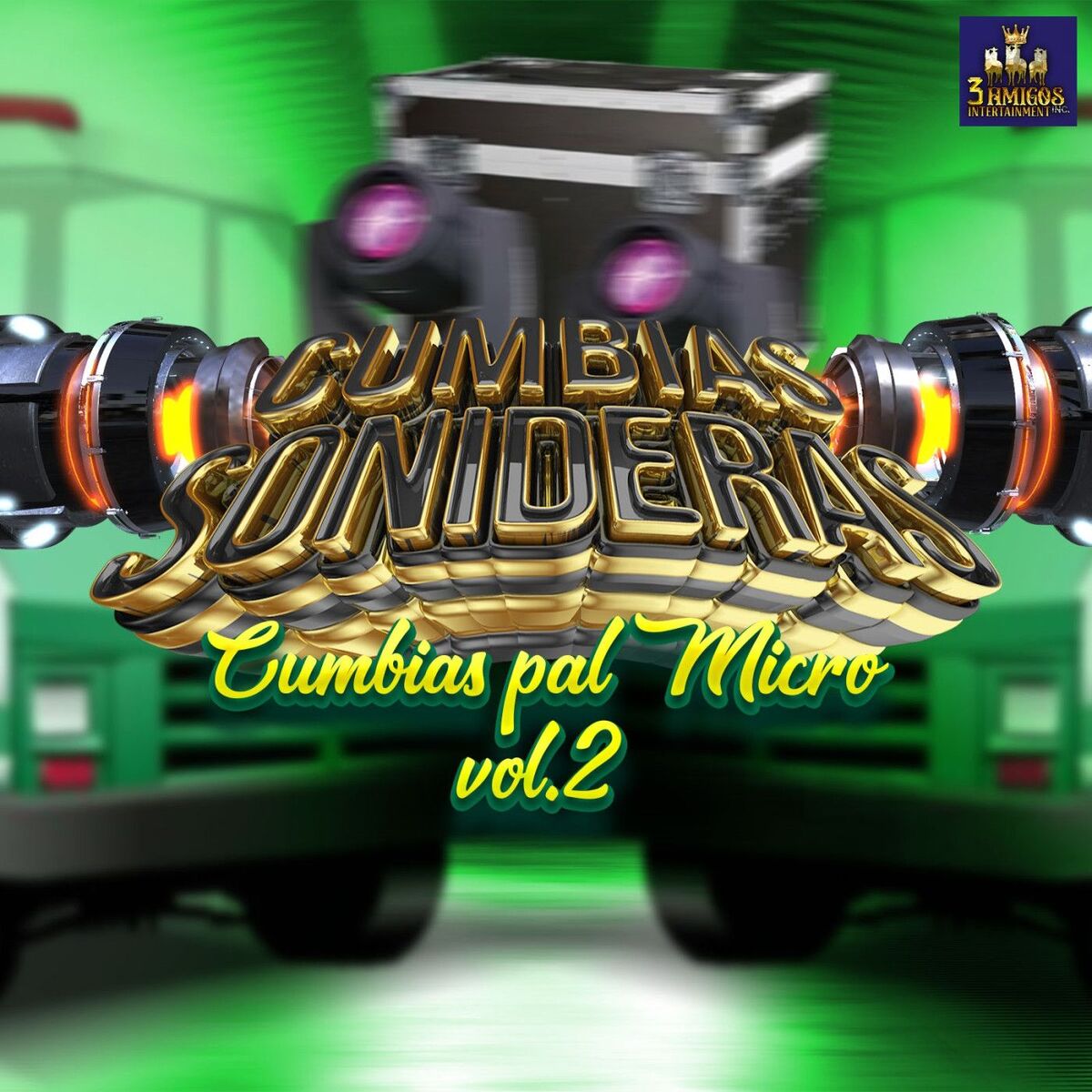 Album cover of Las Cumbias Del Micro Vol. 2