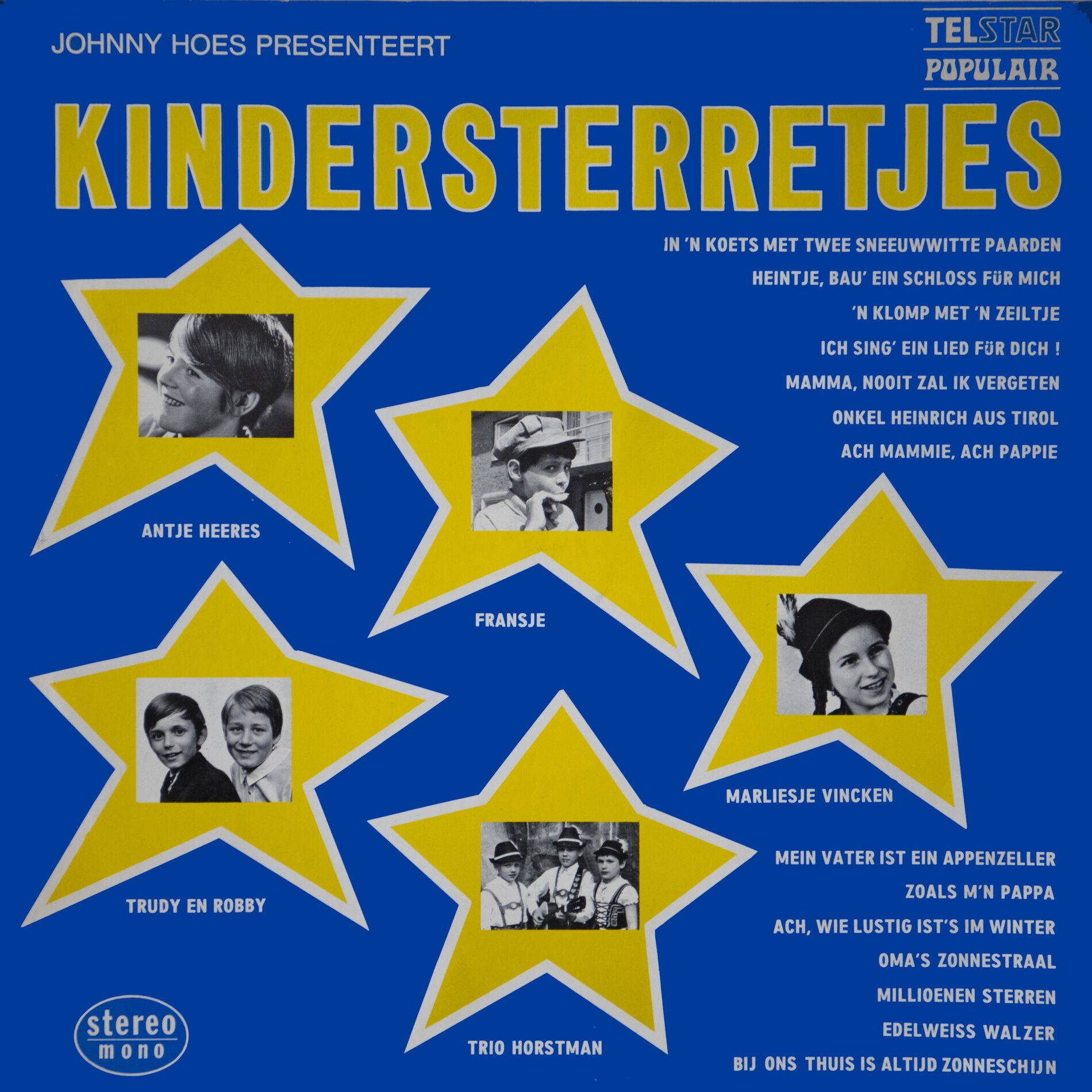 Album cover of Johnny Hoes presenteert: Kindersterretjes