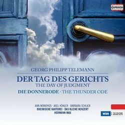 Cover of Telemann: Der Tag des Gerichts (The Day of Judgements)