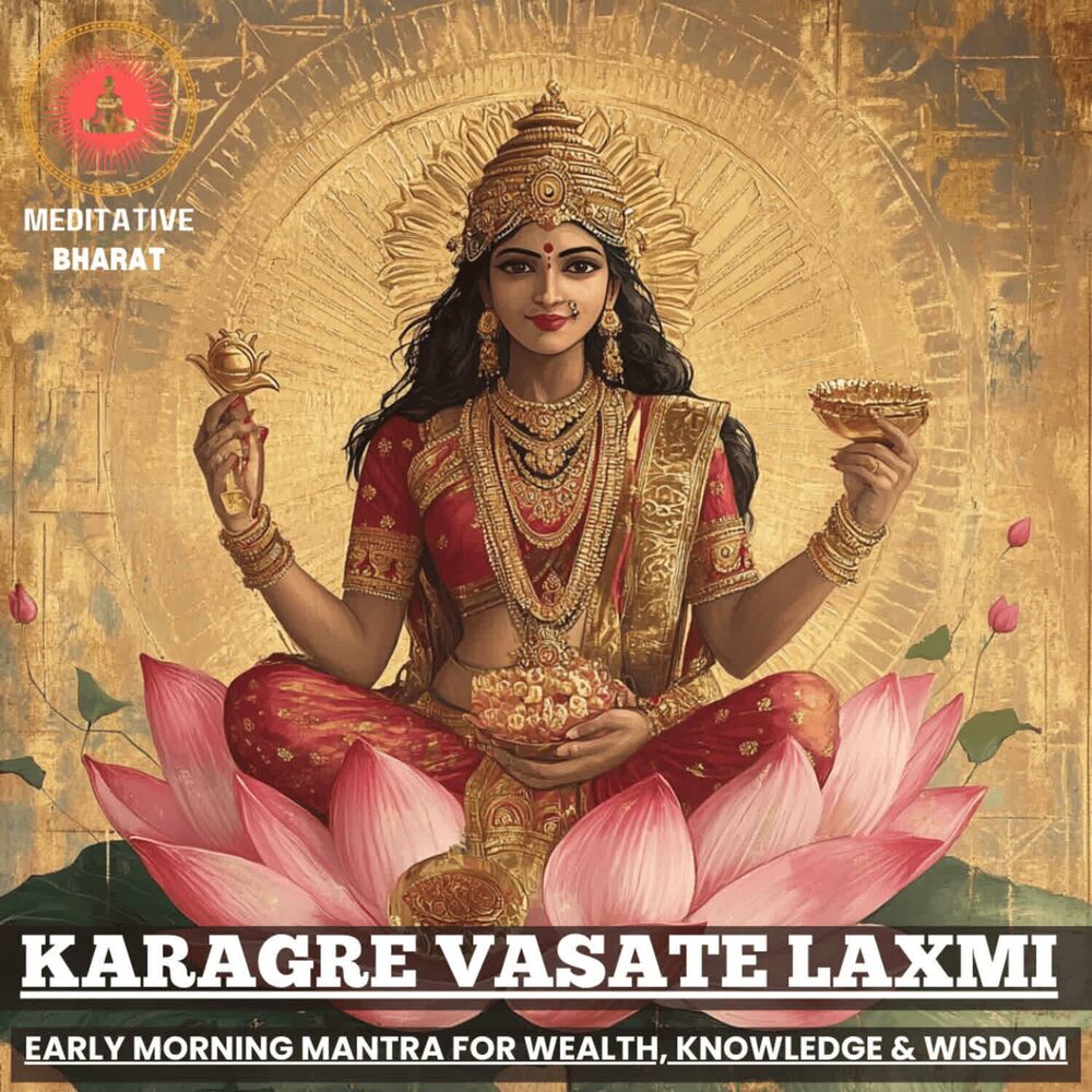 Picture of Karagre Vasate Laxmi Mantra- Early Morning Mantra for Wealth, Knowledge & Wisdom