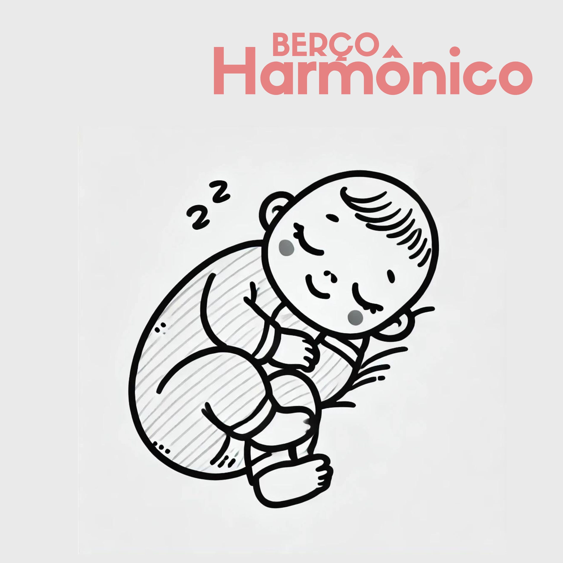 Album cover of Berço Harmônico: Música de Piano Fofa para Bebê para Dormir