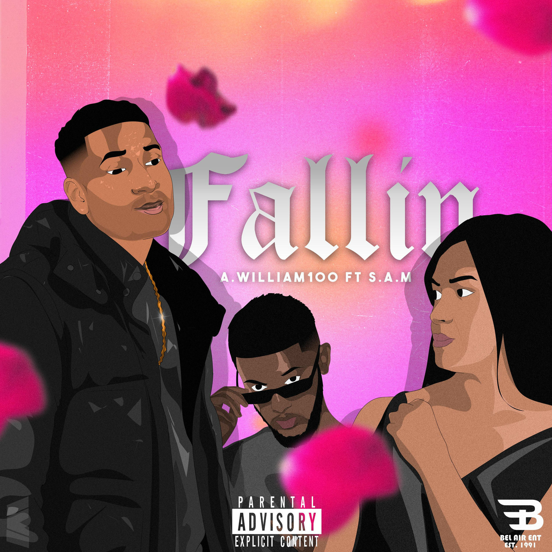 Album cover of Fallin' (feat. S.A.M)