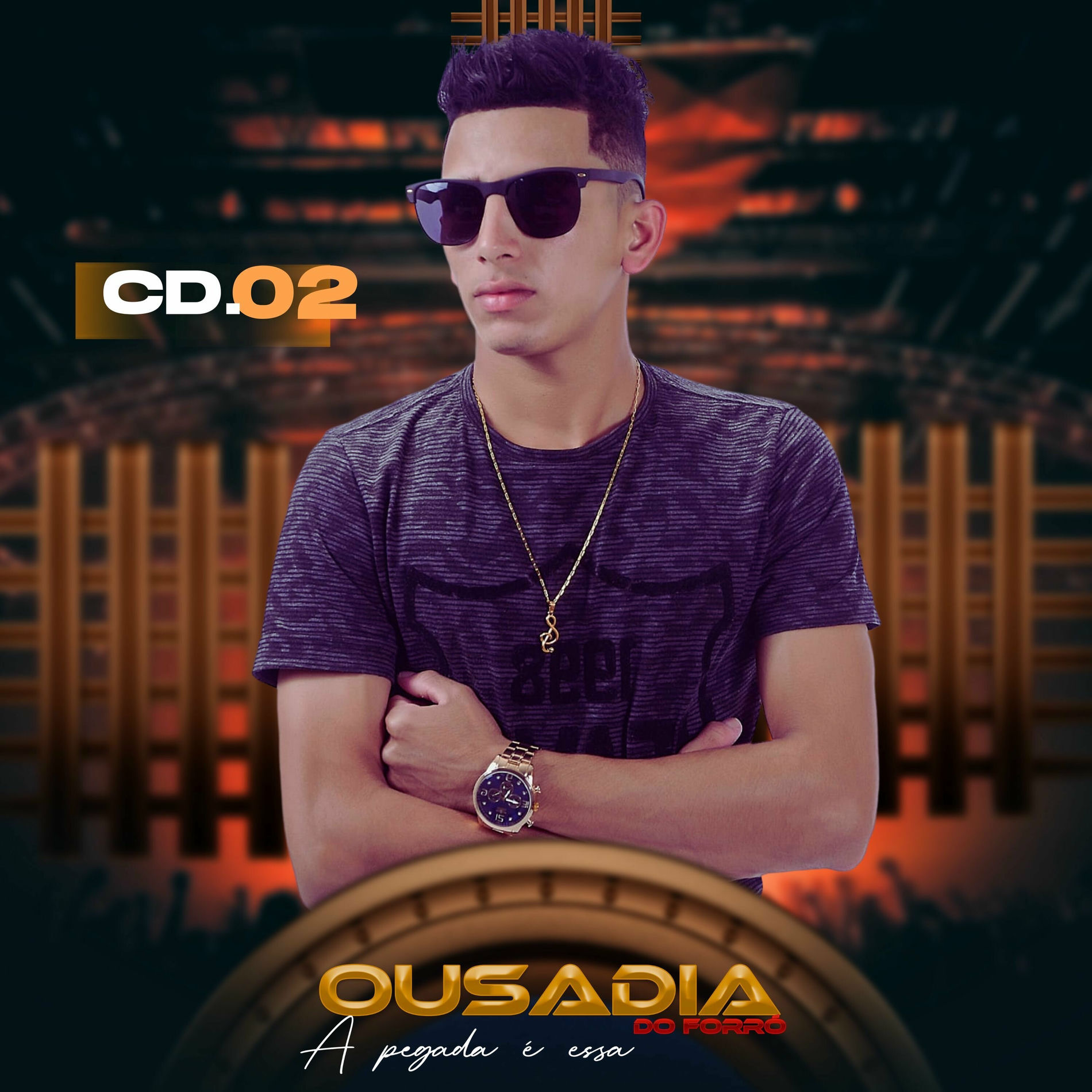 Album cover of Ousadia do Forró Cd 02 (Ao Vivo)