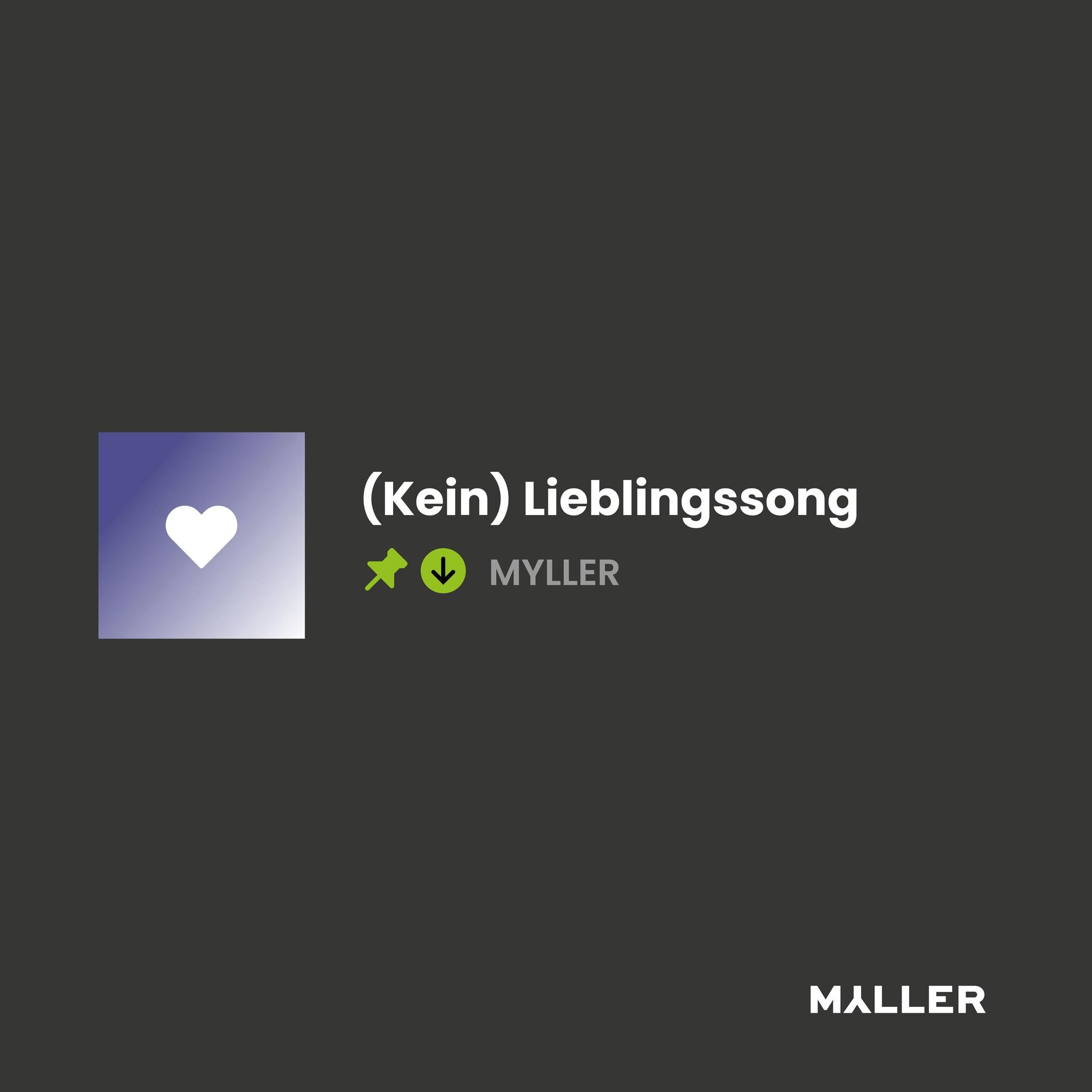 Album cover of (Kein) Lieblingssong