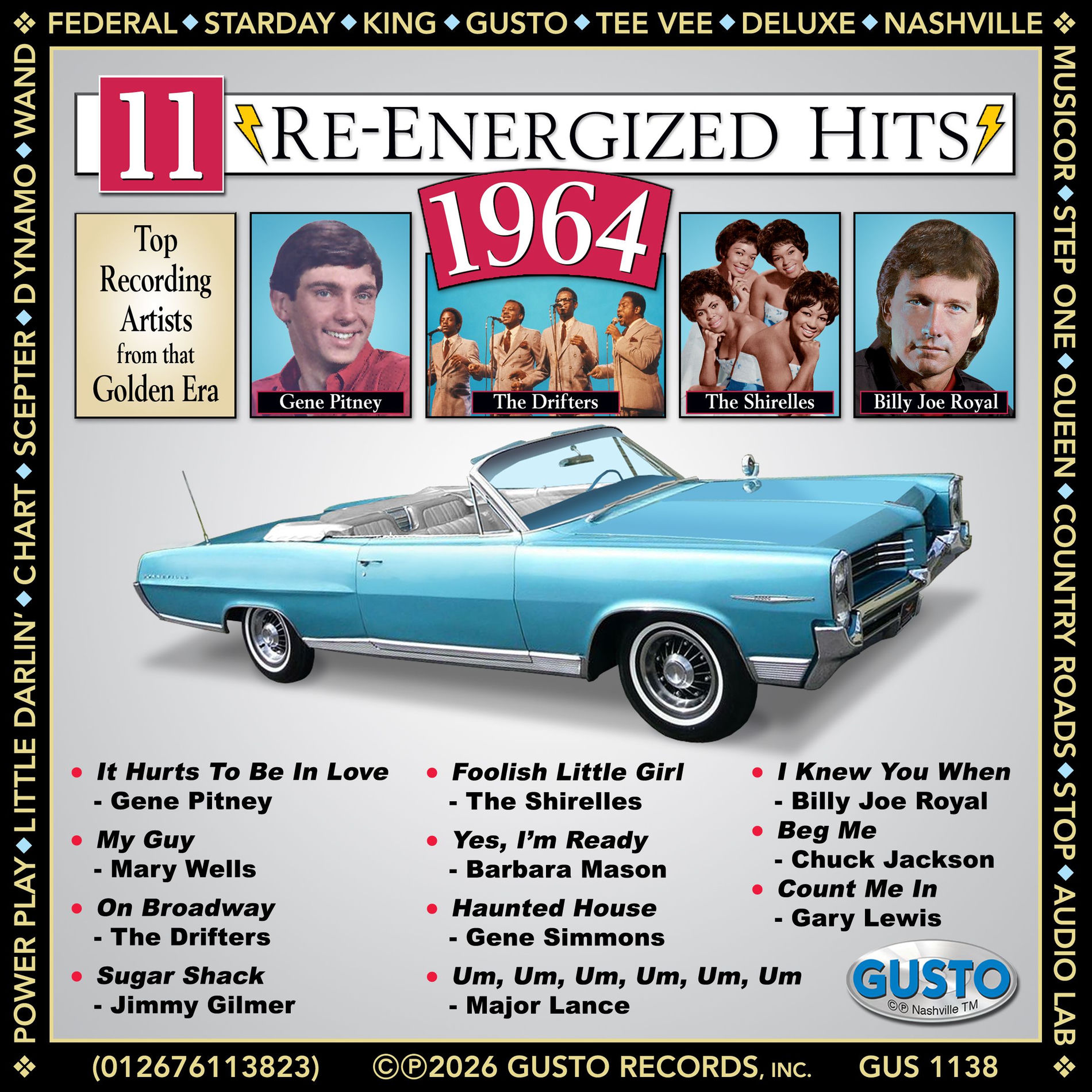 Album cover of 11 Re-Energized Hits: 1964