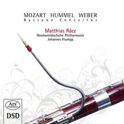 Cover of Weber, Mozart & Hummel: Bassoon Concertos