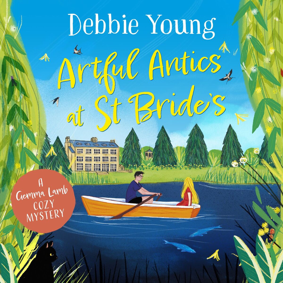 Album cover of Artful Antics at St Bride's - A page-turning cozy murder mystery from Debbie Young (Unabridged)