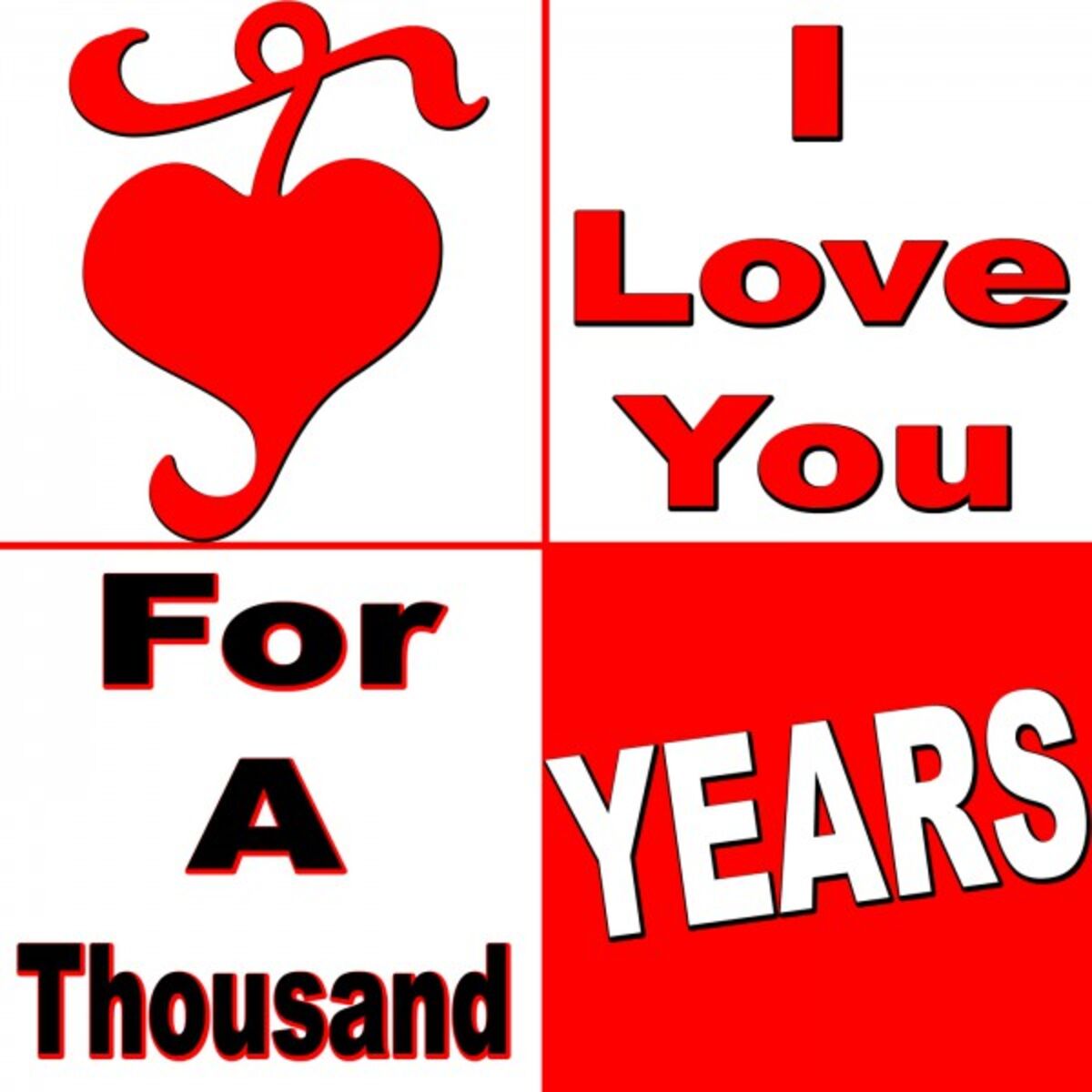 Album cover of I Love You for a Thousand Years