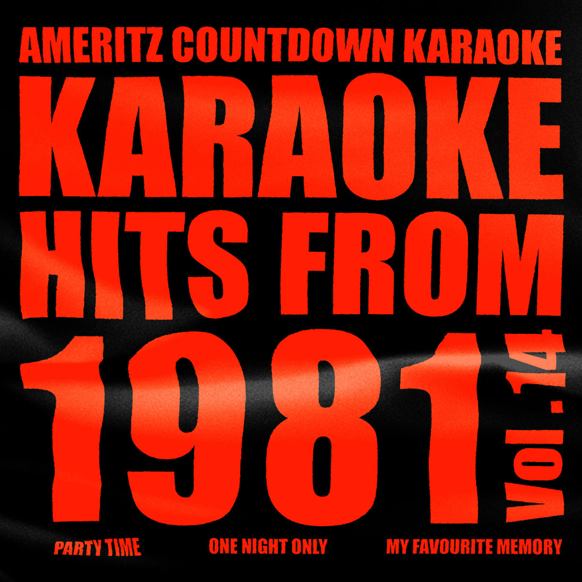 Album cover of Karaoke Hits from 1981, Vol. 14