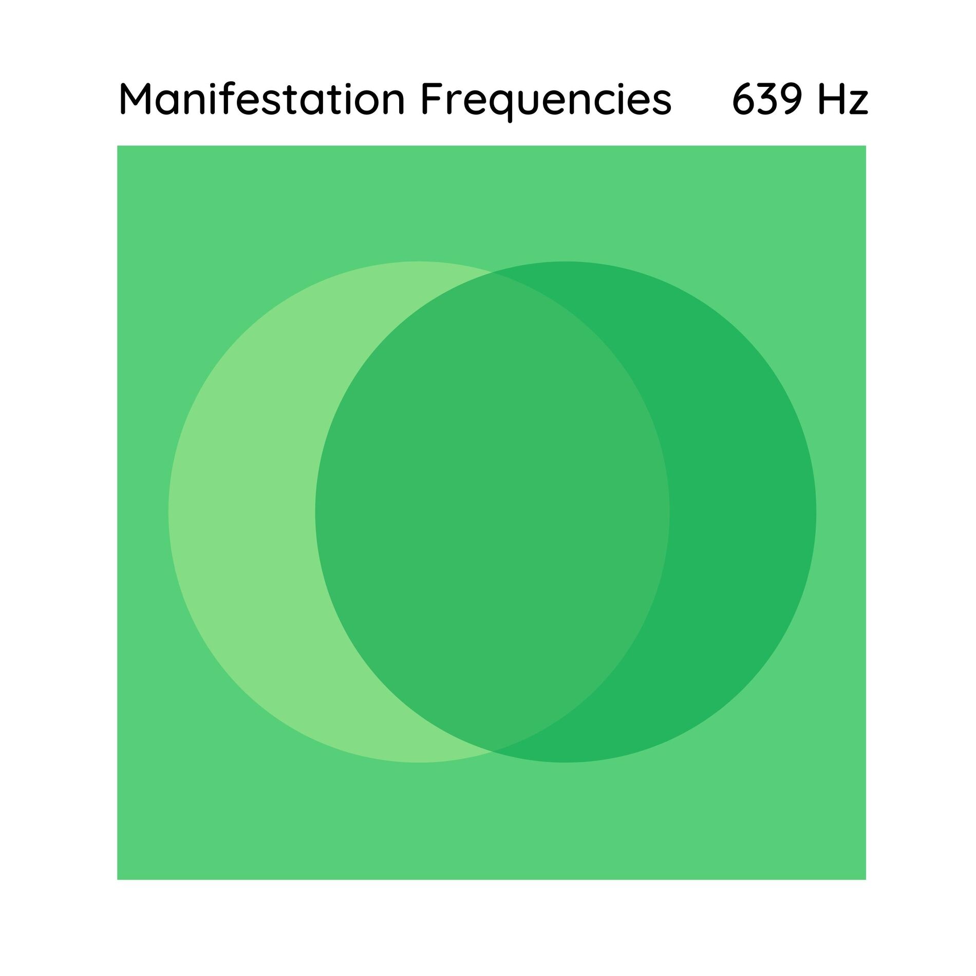Album cover of 639 Hz for Manifesting