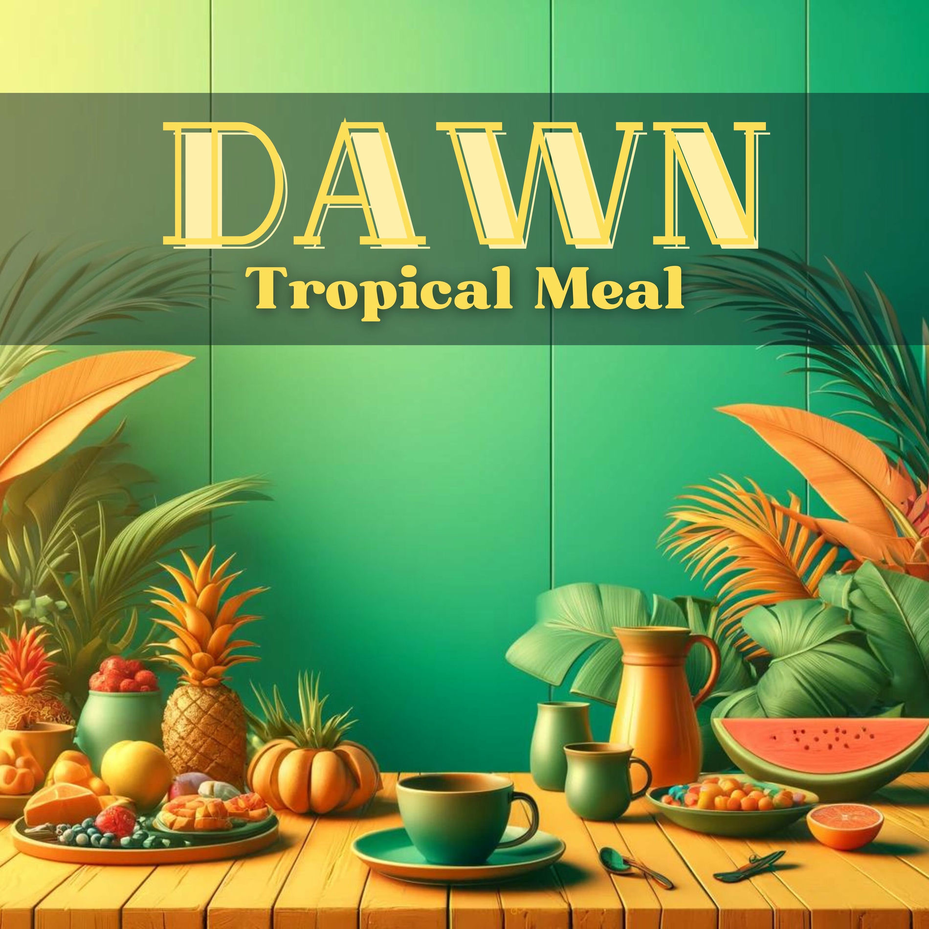 Album cover of Dawn Tropical Meal: Exotic Breakfast Tunes