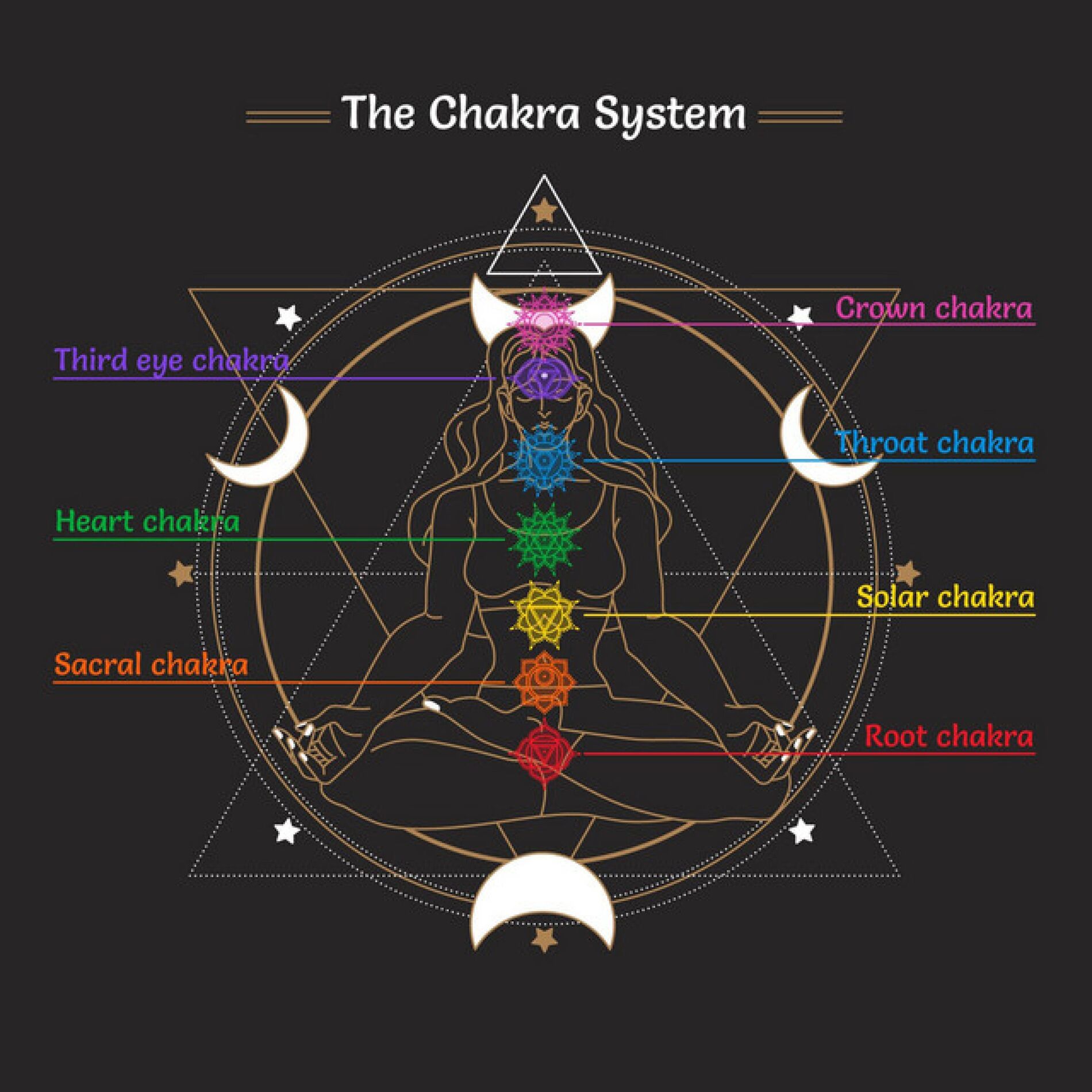 Album cover of The Chakra System: All 9 Solfeggio Frequencies