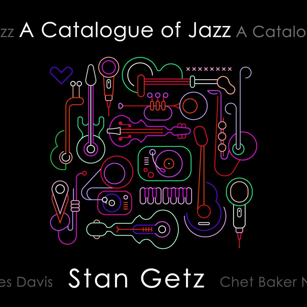 Album cover of Stan Getz: A Catalogue of Jazz