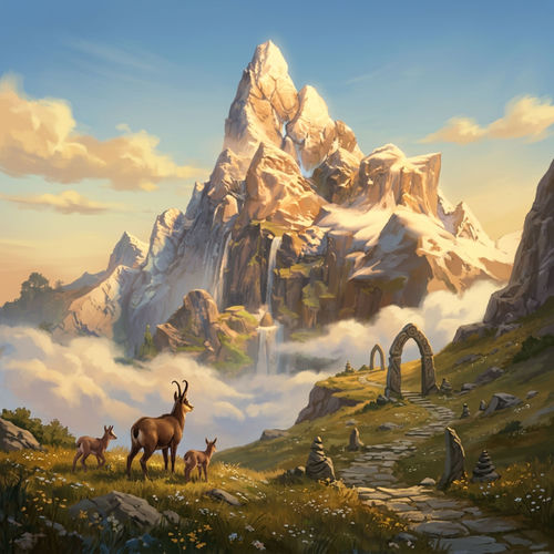 Montagne de lumière